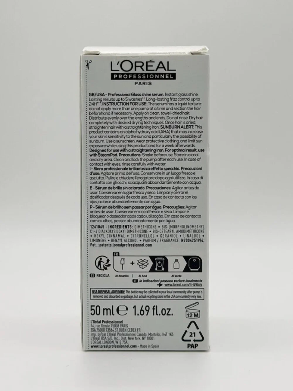 L'Oreal Professionnel Serie Expert Vitamino Color Spectrum Glass Shine Serum